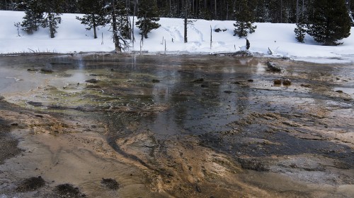 Heisse Quelle im Lower Geyser Basin   (Klicken zum öffnen)