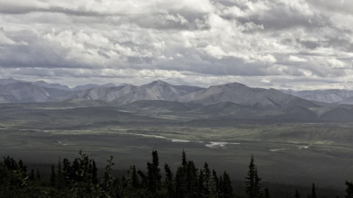 Morgenstimmung am Dempster Highway   (Klicken zum öffnen)