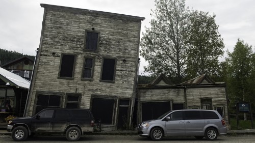 Wenn der Permafrost schmilzt, Dawson City   (Klicken zum öffnen)