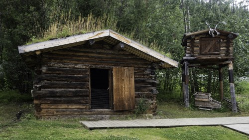 Jack London Cabin, Dawson City   (Klicken zum öffnen)