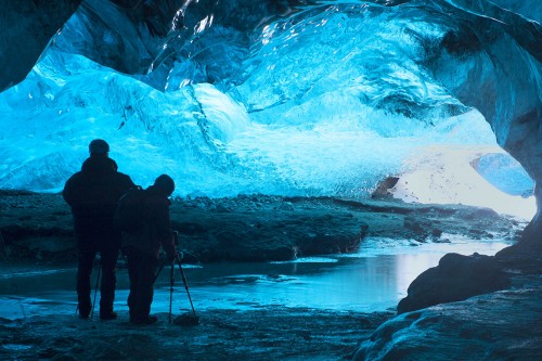 Gletscherhöhle im Öräfajökull   (Klicken zum öffnen)