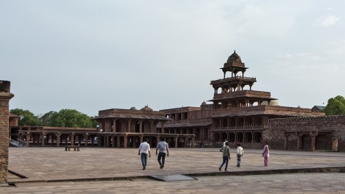 Pachisi-Hof, Fathepur Sikri   (Klicken zum öffnen)