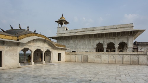 Audienzhalle, Rotes Fort, Agra   (Klicken zum öffnen)
