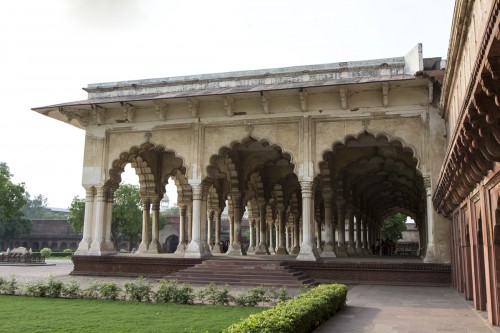 Audienzhalle, Rotes Fort, Agra   (Klicken zum öffnen)