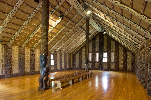 Maori Meeting House, Waitangi   (Klicken zum öffnen)
