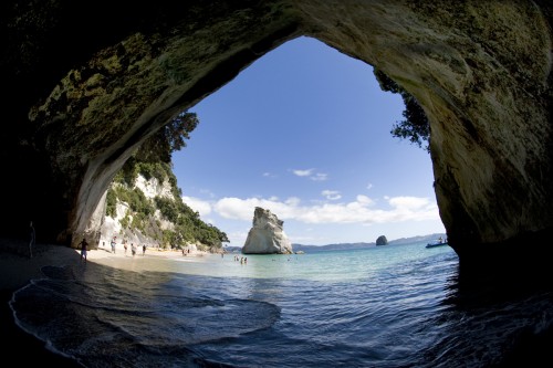 Cathedral Cove, Coromandel Peninsula   (Klicken zum öffnen)