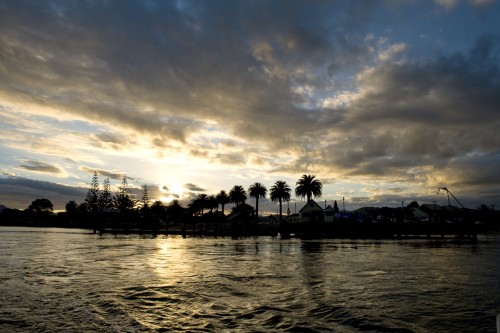 Whitianga in der Abenddämmerung   (Klicken zum öffnen)