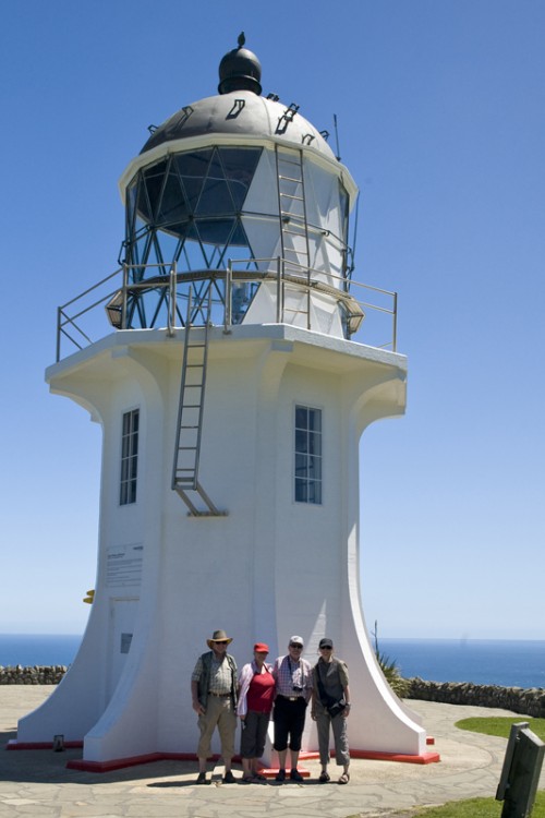 Leuchtturm beim Cape Reinga an der Nordspitze der Nordinsel   (Klicken zum öffnen)