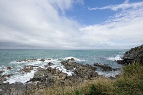 Küstenlandschaft bei Kaikoura   (Klicken zum öffnen)