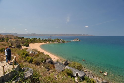 Auf Likoma Island, das andere Ufer ist Mosambique   (Klicken zum öffnen)