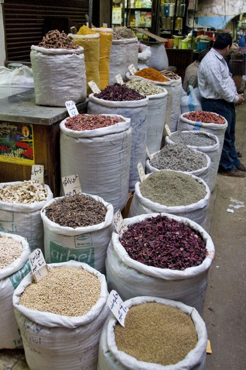 Die Gerüche im Souk sind überwältigend   (Klicken zum öffnen)