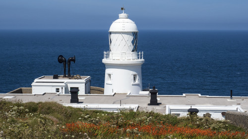 Pendeen Lighthouse bei St. Just, Cornwall, GB   (Klicken zum öffnen)