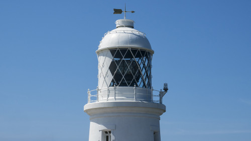 Laterne des Pendeen Lighthouse, Wales, UK   (Klicken zum öffnen)