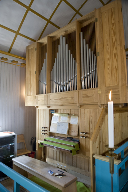 Orgel in der Kirche von Ilulissat   (Klicken zum öffnen)