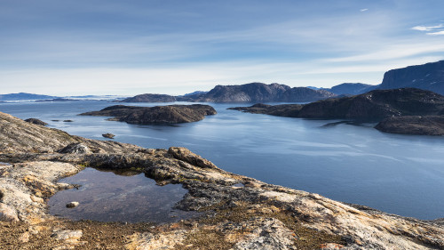 Fjordlandschaft bei Upernavik   (Klicken zum öffnen)