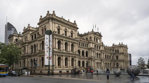 Treasury Building, erbaut 1886 bis 1928, eines der Symbole der Selbstverwaltung   (Klicken zum öffnen)