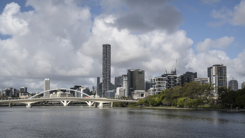 Brisbane River und Skyline   (Klicken zum öffnen)