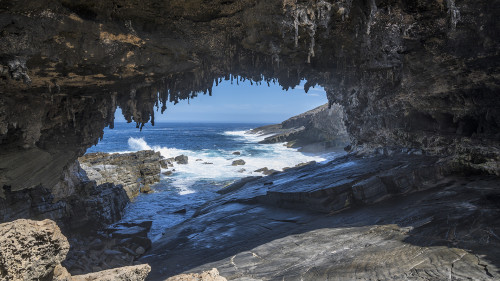 Admirals Arch, Capa Couredic, Kangaroo Island   (Klicken zum öffnen)