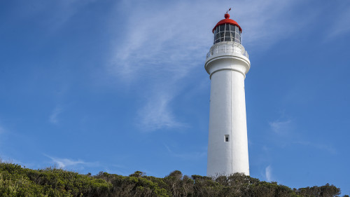 Split Point Lighthouse, bei Aireys Inlet, erbaut 1891.   (Klicken zum öffnen)