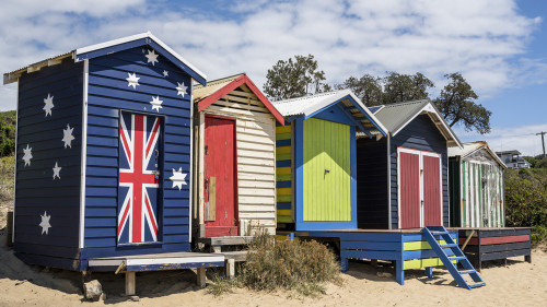 Beach Houses, Mornington.   (Klicken zum öffnen)