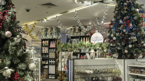 Weihnachtsabteilung im Kaufhaus Myers, Melbourne.   (Klicken zum öffnen)