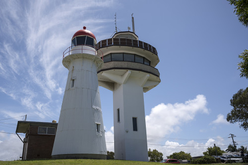 Caloundra Lighthouses, old and new, Sunshine Coast, QLD, Australia 1896 und 1968   (Klicken zum öffnen)