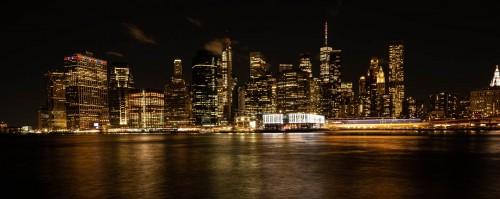 Lower Manhattan von Brooklyn aus gesehen   (Klicken zum öffnen)